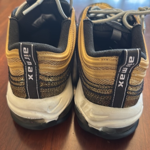 Nike Air Max 97 Woman’s Gold and Black Sneakers - Picture 10 of 12